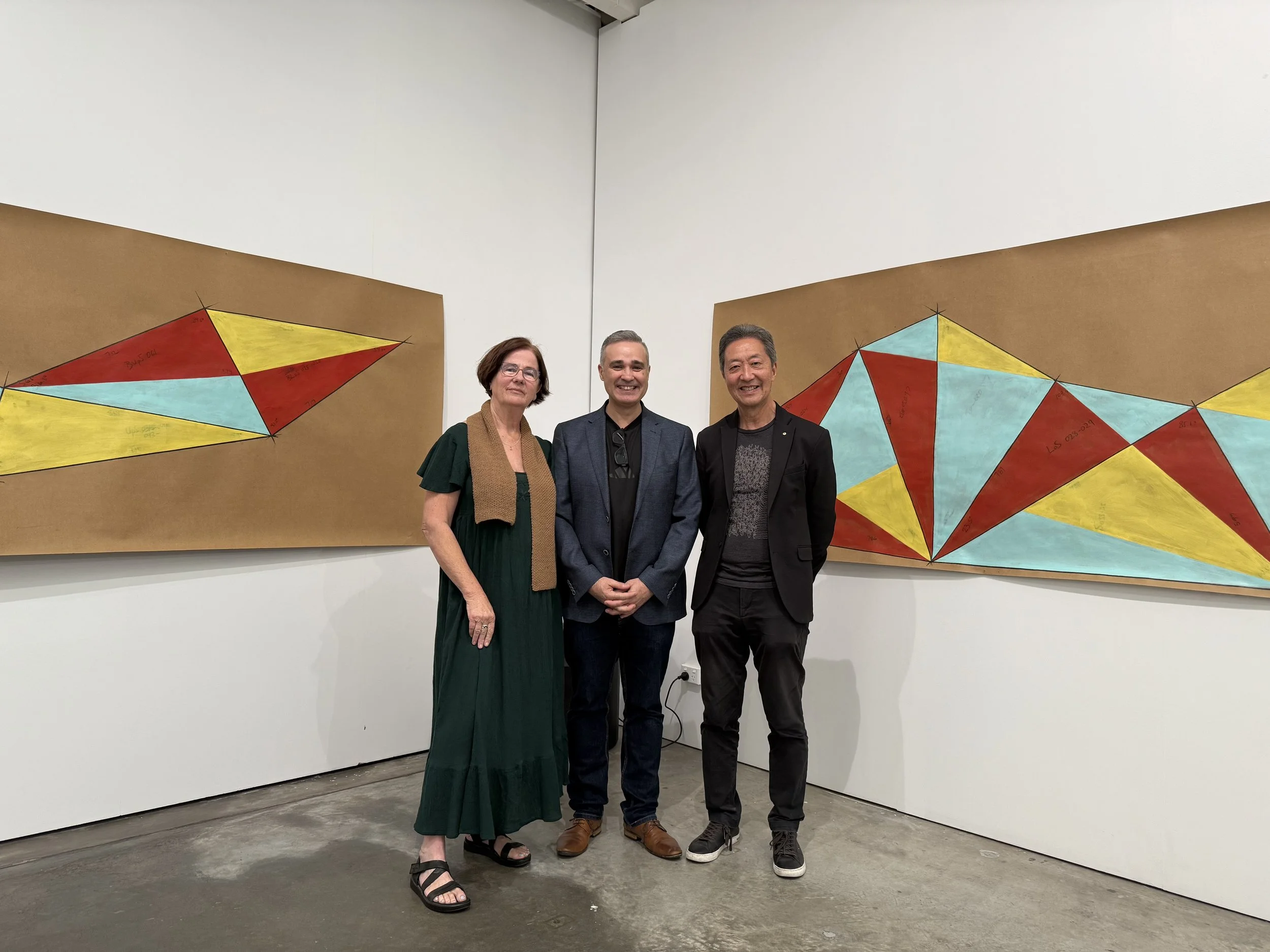 Miguel Olmo exhibition opening at Art Atrium launched by Rhonda Davis Senior Curator Macquarie University Art Gallery