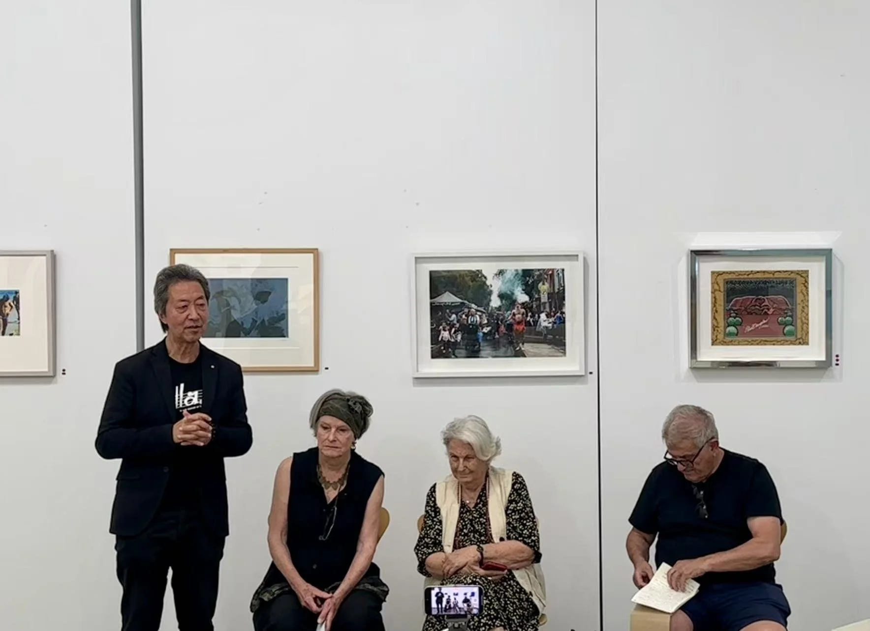 Juno Gemes - Until Justice Comes - Panel Discussion with Nicholas Tsoutas and Catherine De Lorenzo at Art Atrium