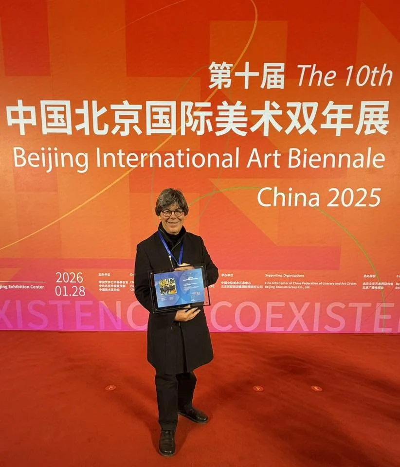 Congratulations to Art Atrium artist Peter Poulet and also to Chinese Australian artist, Shen Jiawei, for being selected to participate in the 10th Beijing International Art Biennale 2025