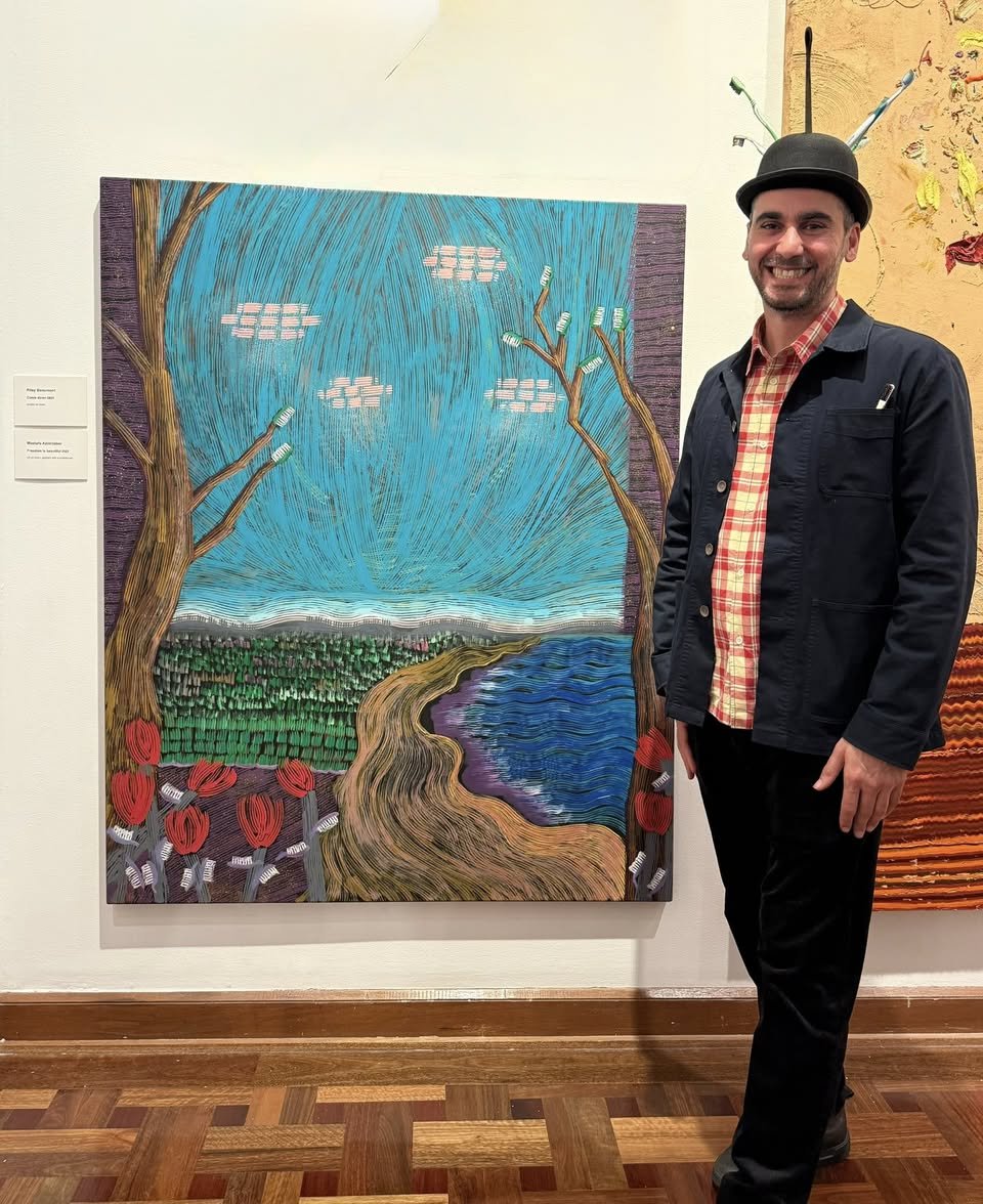 Congratulations to Art Atrium artists Mostafa Azimitabar, Tony Costa, Susan O'Doherty, and Andrew Tomkins for being Finalists in Wollongong Art Prize 2025.