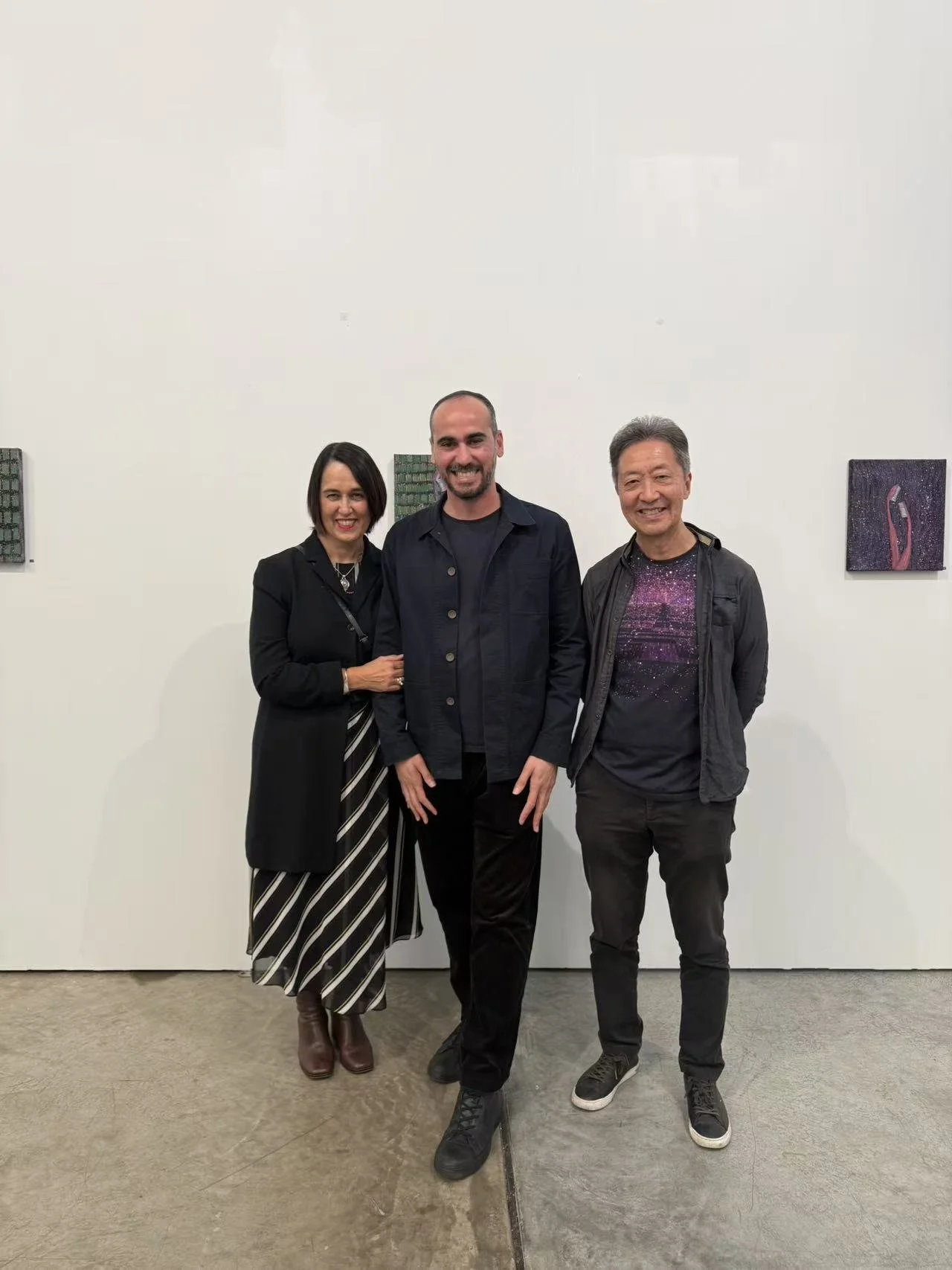 Mostafa Azimitabar’s first solo exhibition ‘The Peace Process’ at Art Atrium opened by Louise Halpin, Senior learning program producer, Art Gallery of NSW