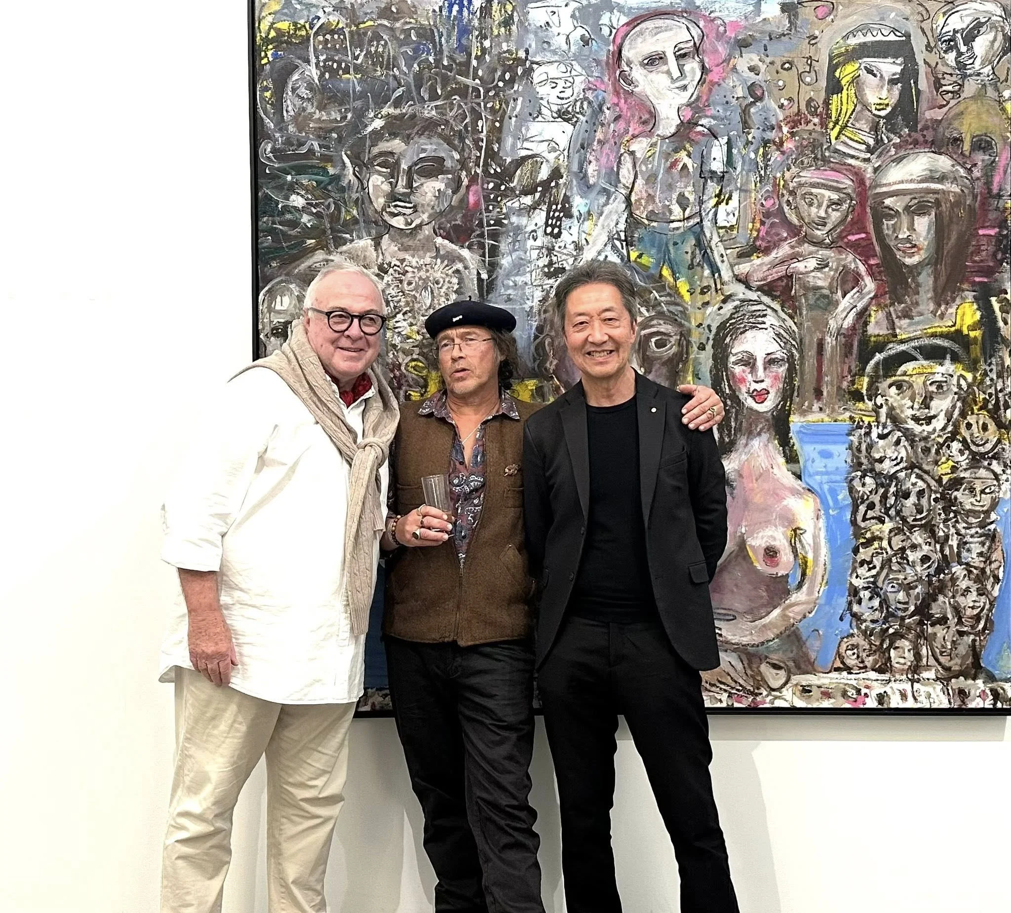 Carlos Barrios exhibition opening at Art Atrium launched by The Hon. Michael Yabsley