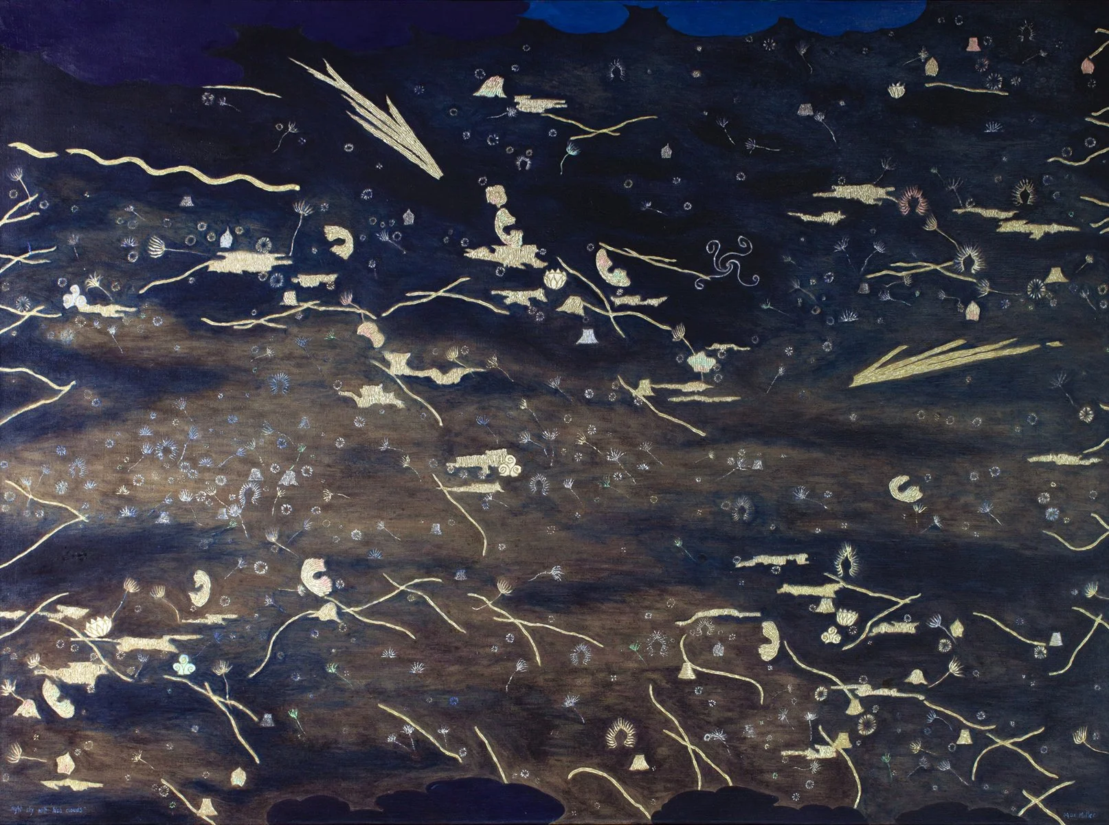 MAX MILLER | Night sky with Noh clouds 1988