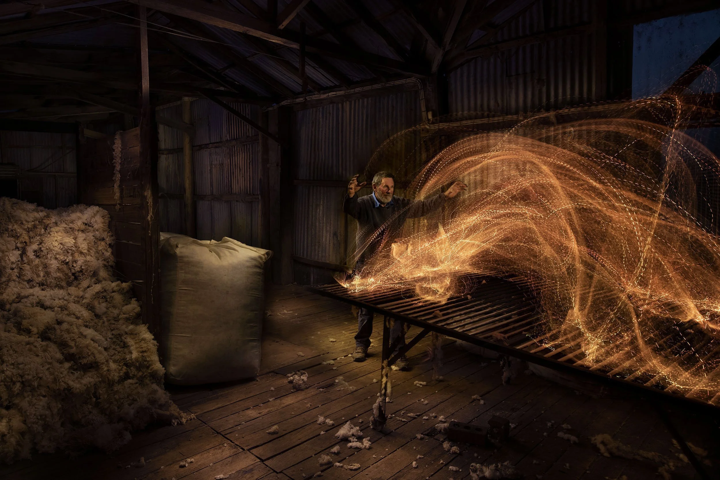PETER SOLNESS | THE SHED #1 Bill Guthrie, Currawong NSW, 2023
