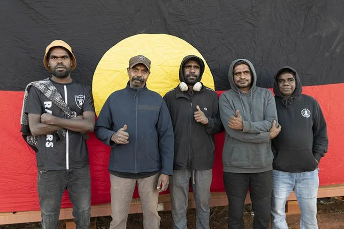 JUNO GEMES | Mutitjulu Band play for Referendum Advisory Council : Mutitjulu Community , Uluru Kata Tjuta National Park 2023