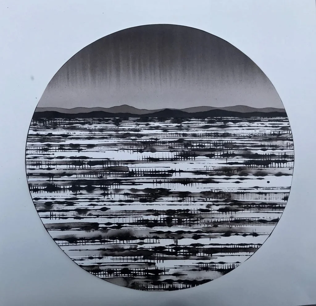 David Middlebrook  | Desert Field and Rain