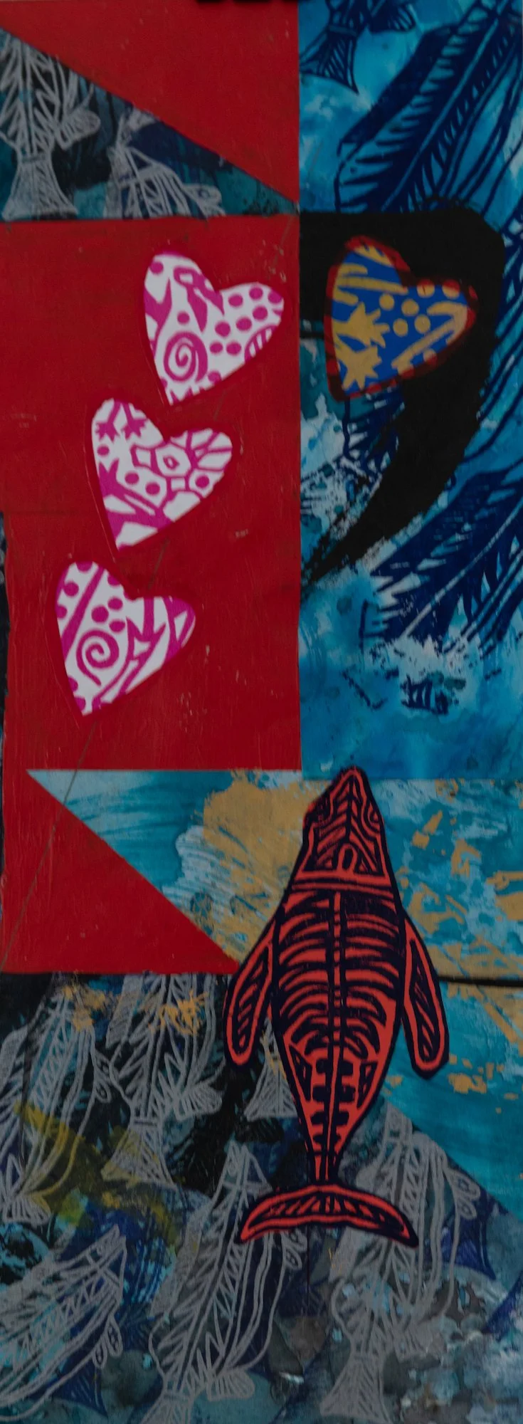 JEFFREY SAMUELS | Orange Whale 4 Hearts