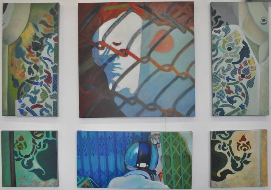 PHAPTAWAN SUWANNAKUDT | Reincarnation of the Butterflies Triptych Series 3 (6 works)