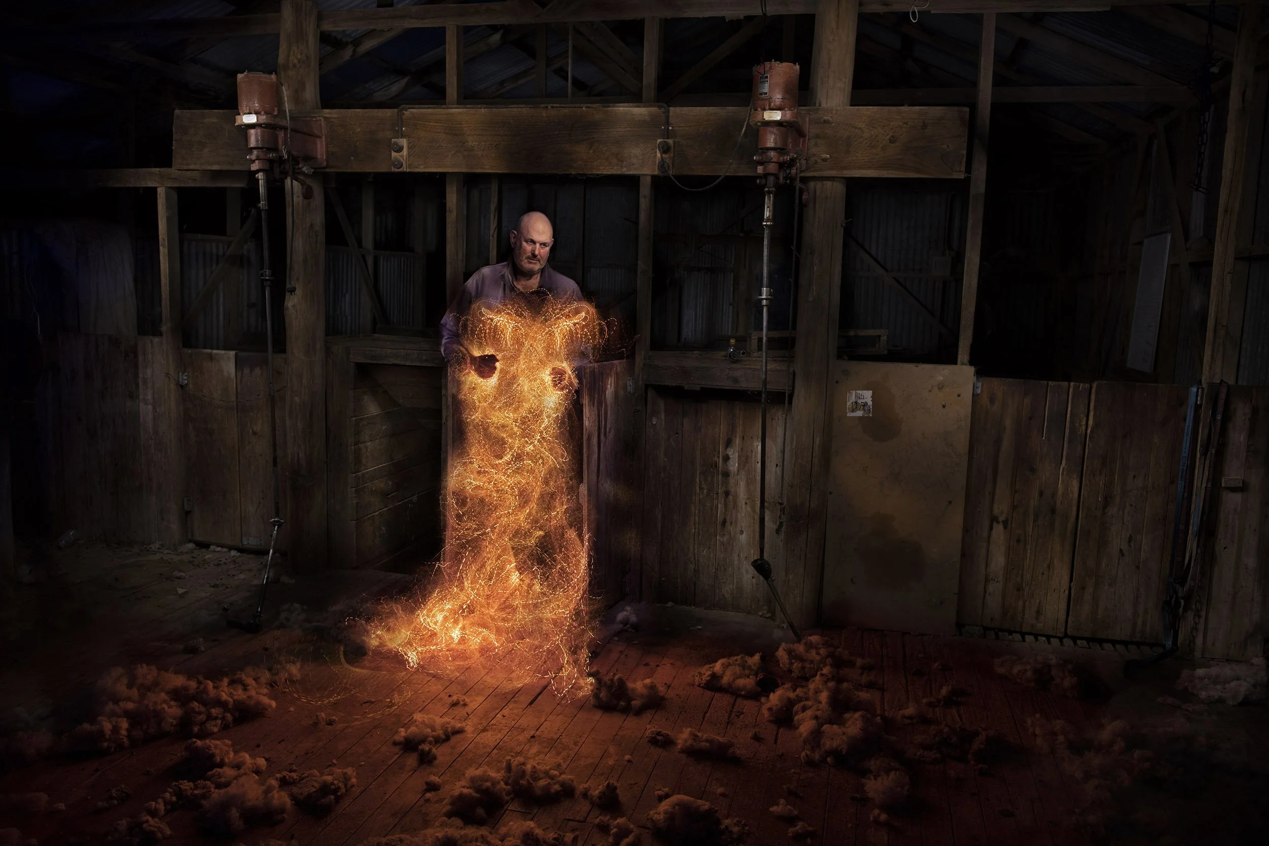 PETER SOLNESS | THE SHED #6 Anthony Hoolihan, Jonglora NSW, 2024