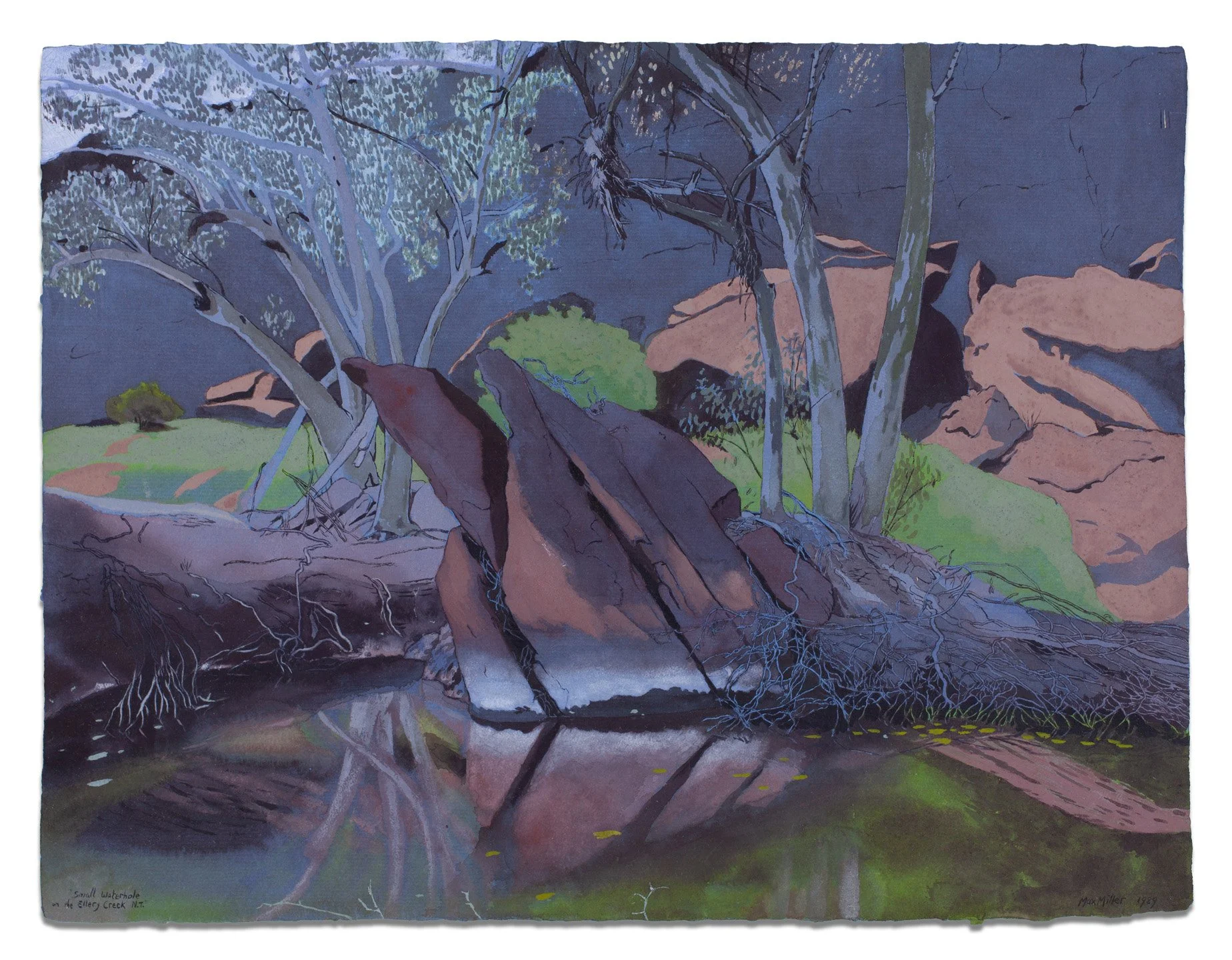 MAX MILLER | Small waterhole on the Ellery Creek NT 1989