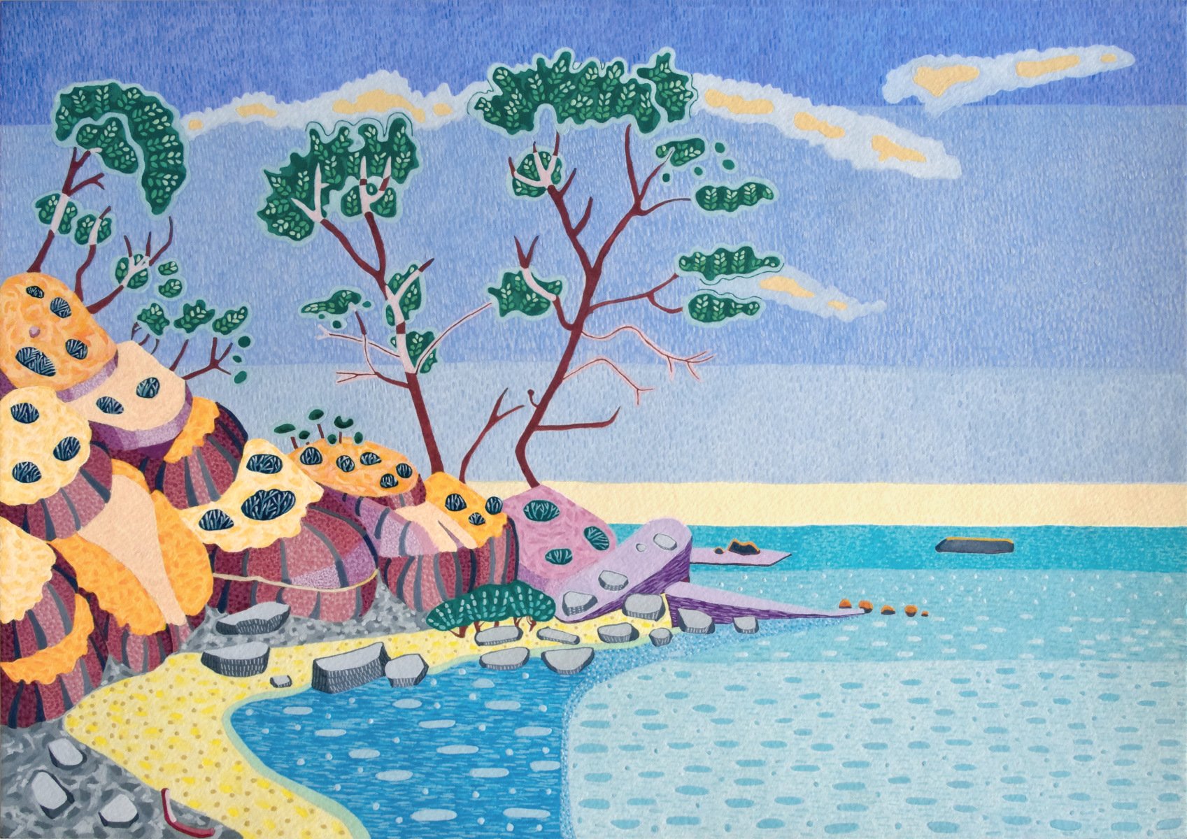 JACQUELINE BALASSA | Little Cove with Trees