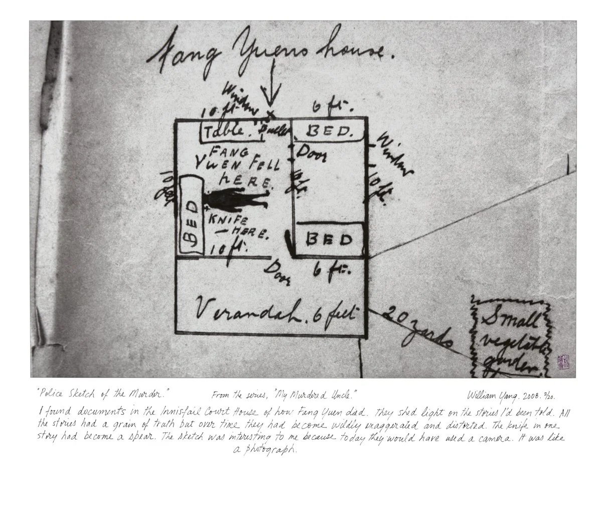 WILLIAM YANG | My Uncle’s Murder 5 – Police Sketch of the Murder