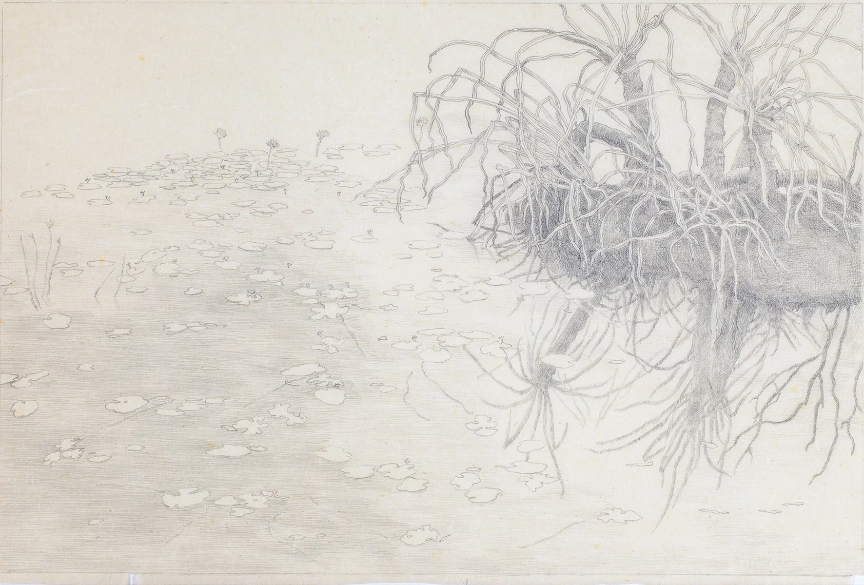 MAX MILLER | Valley of the Springs West Gulf 1994(soft ground etching for D9)
