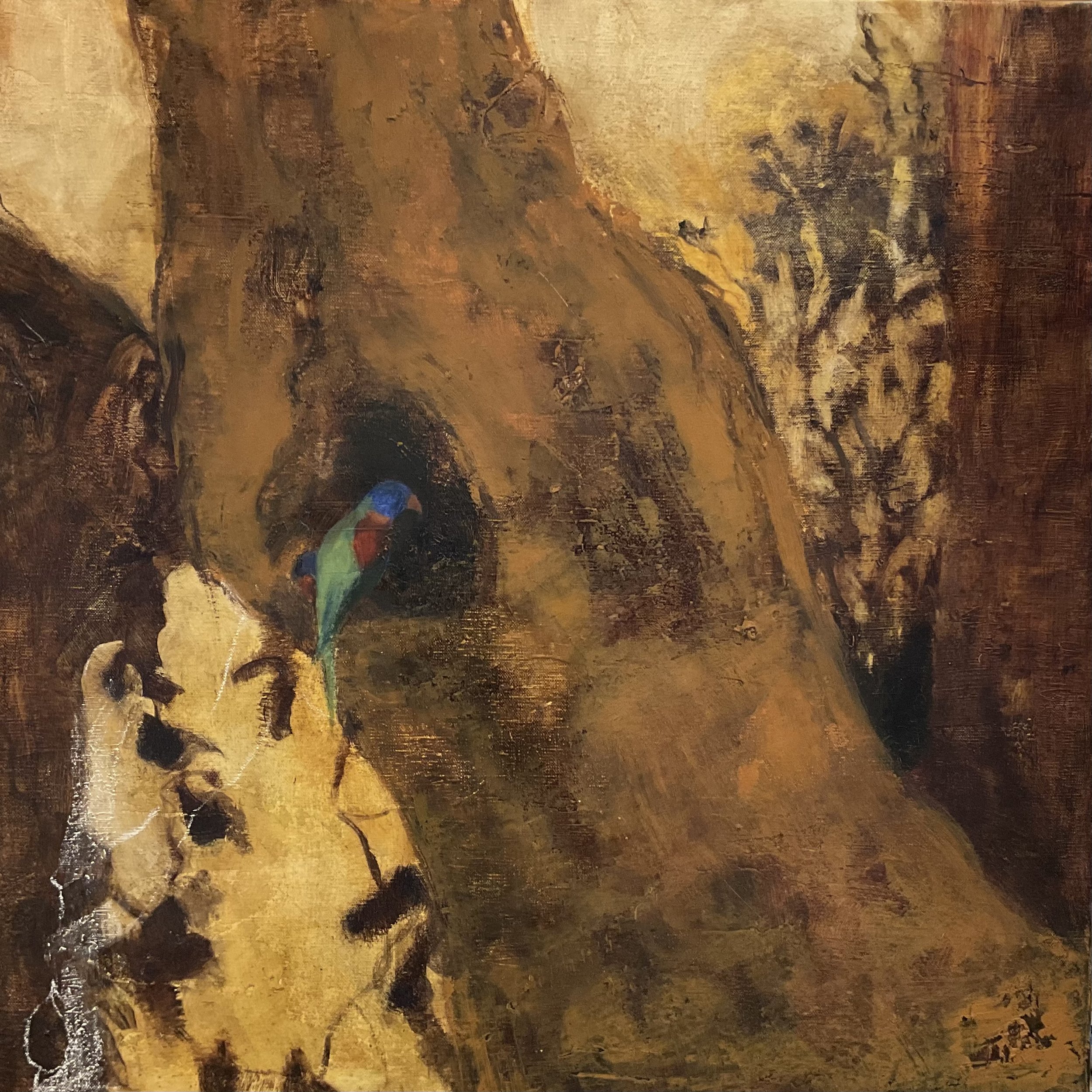 14. Days End, 2025, Oil on linen, 61x61 cm.jpeg