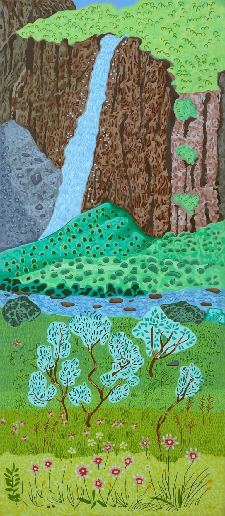 Jacqueline Balassa | Waterfall and Meadow