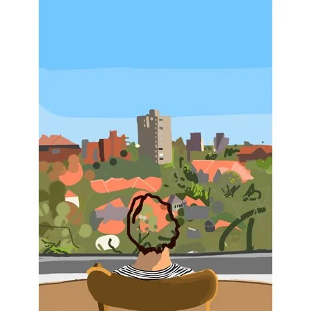 TONY CURRAN | ‘Ouroboric Gaze’ Self Portrait #6