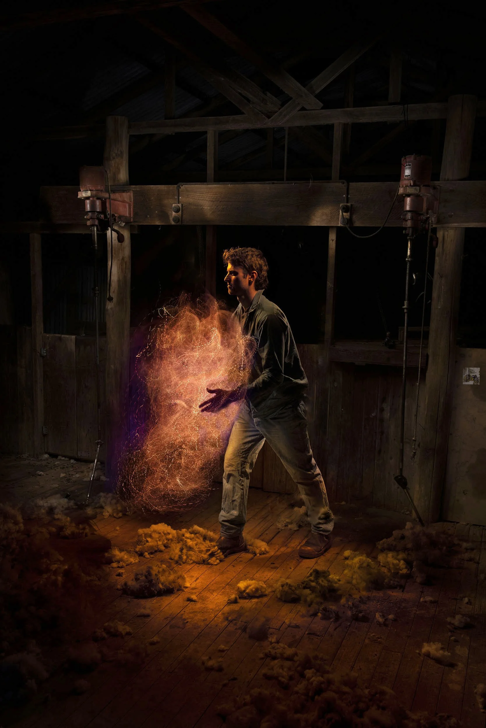 PETER SOLNESS | THE SHED #7 Owen Hoolihan, Jonglora NSW, 2024