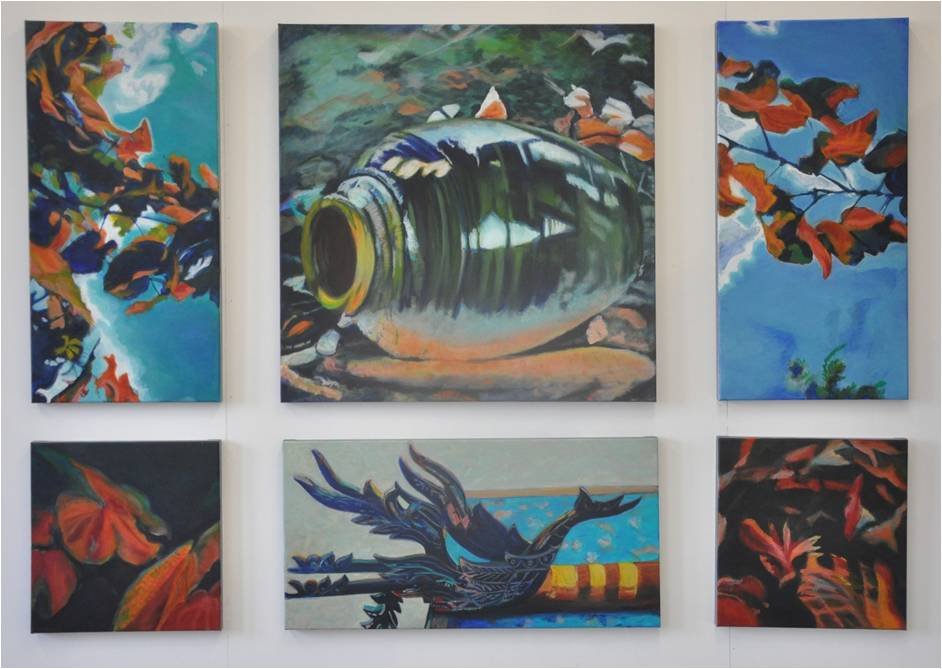 PHAPTAWAN SUWANNAKUDT | Reincarnation of the Butterflies Triptych Series 2 (6 works)