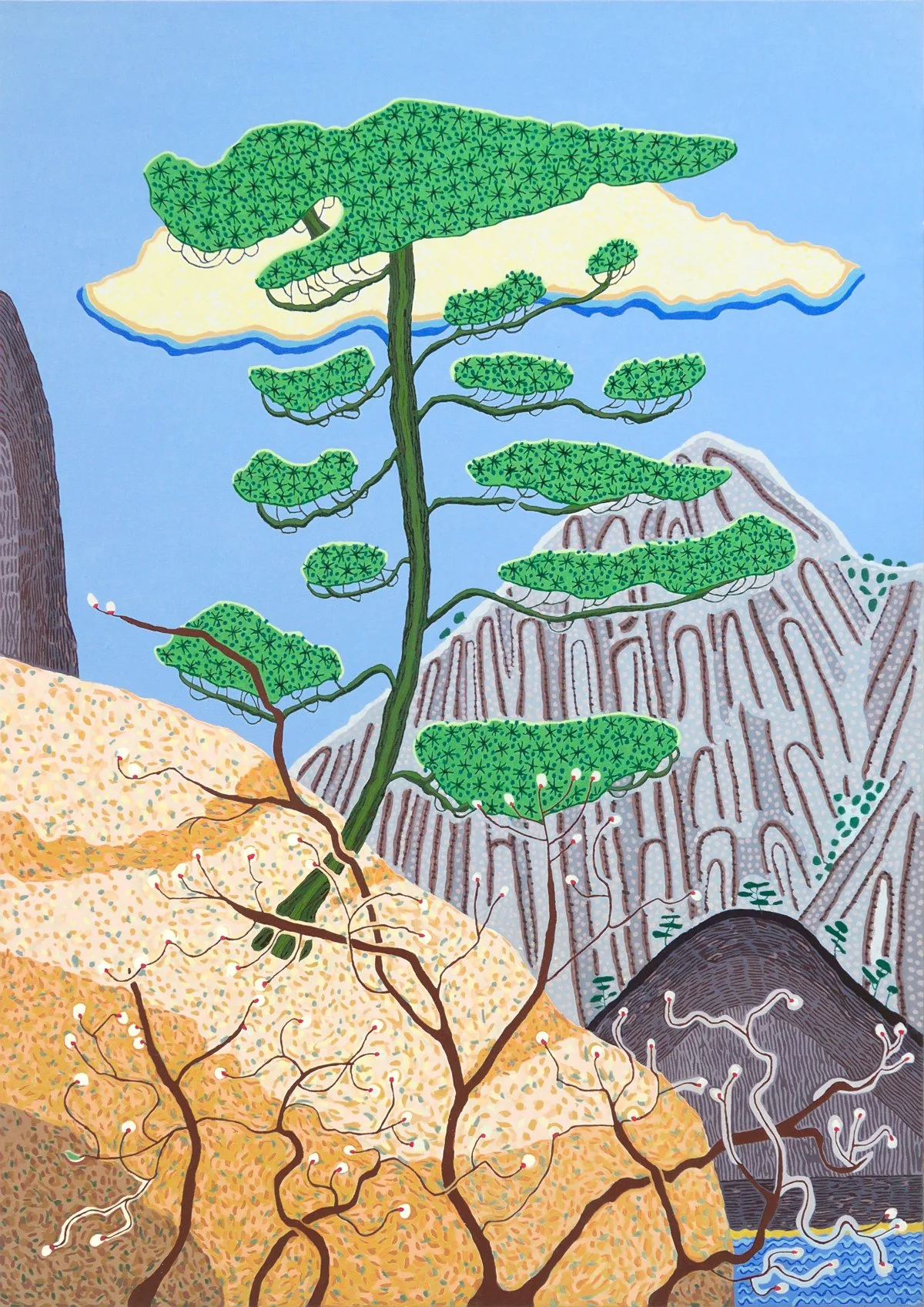Jacqueline Balassa | Pine Tree – Yellow Mountain