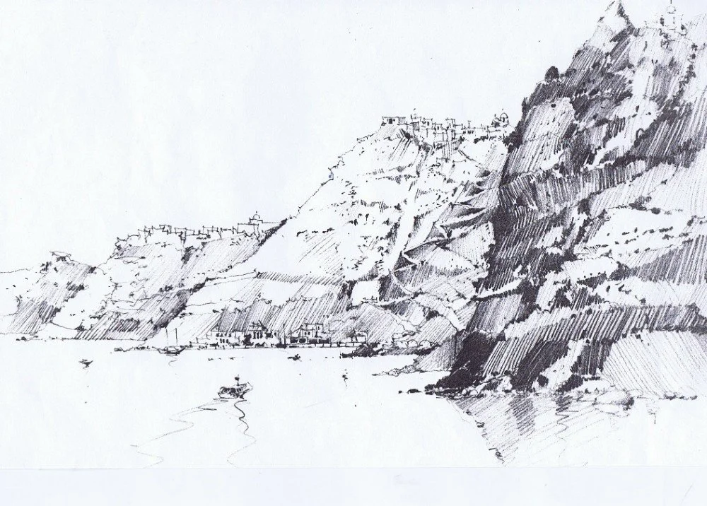 MALCOLM CARVER | Tender to Santorini Port