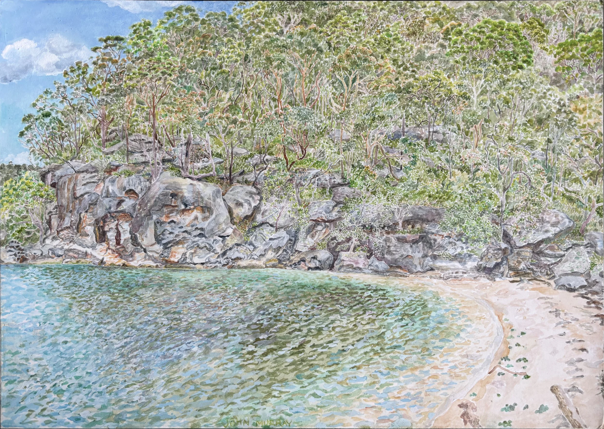 JOHN MURRAY | Fishermans Beach #2, Cowan Creek, Garigal/Dharug/Darkinjung Country
