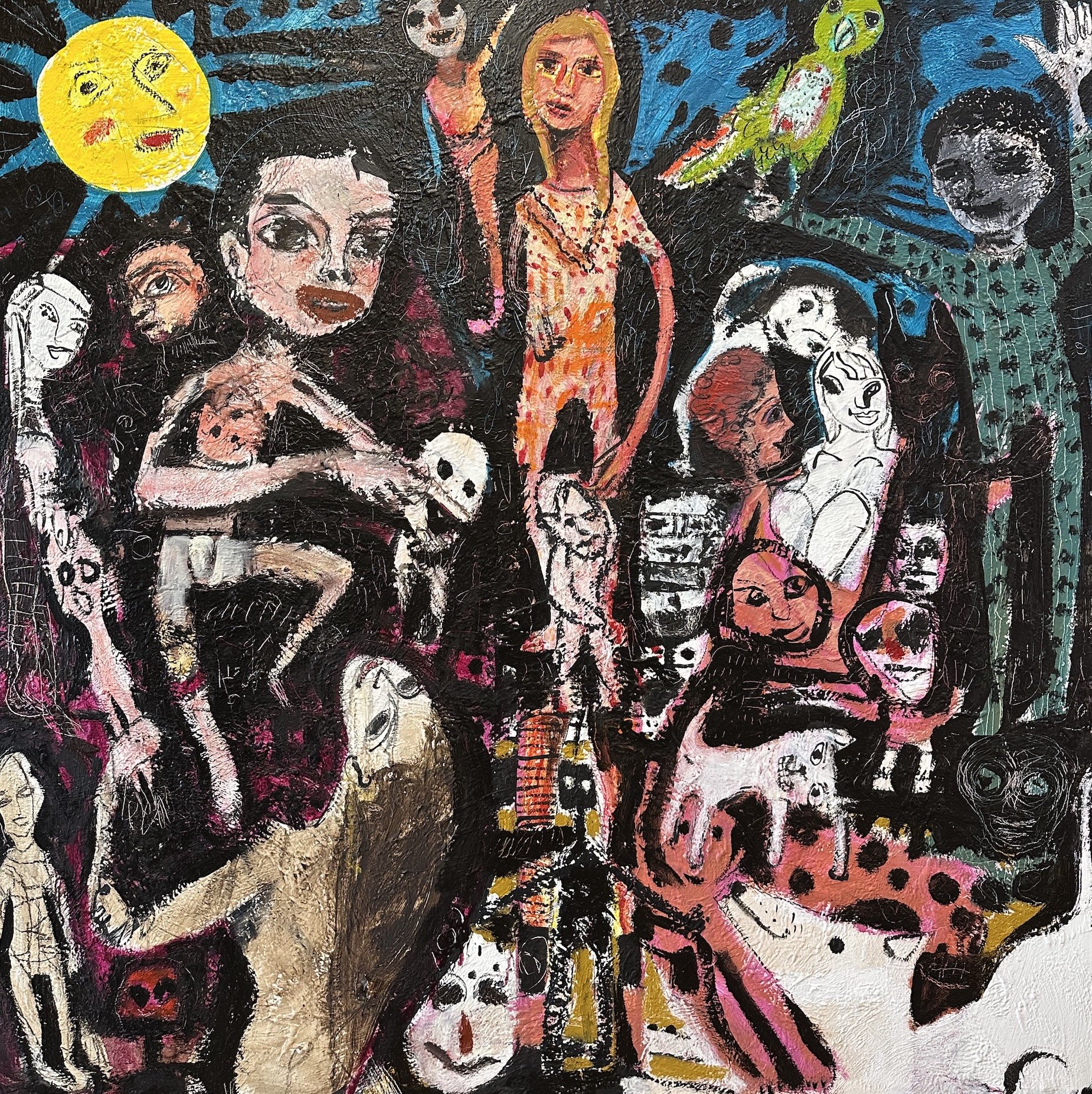 Carlos Barrios | White dog and sun