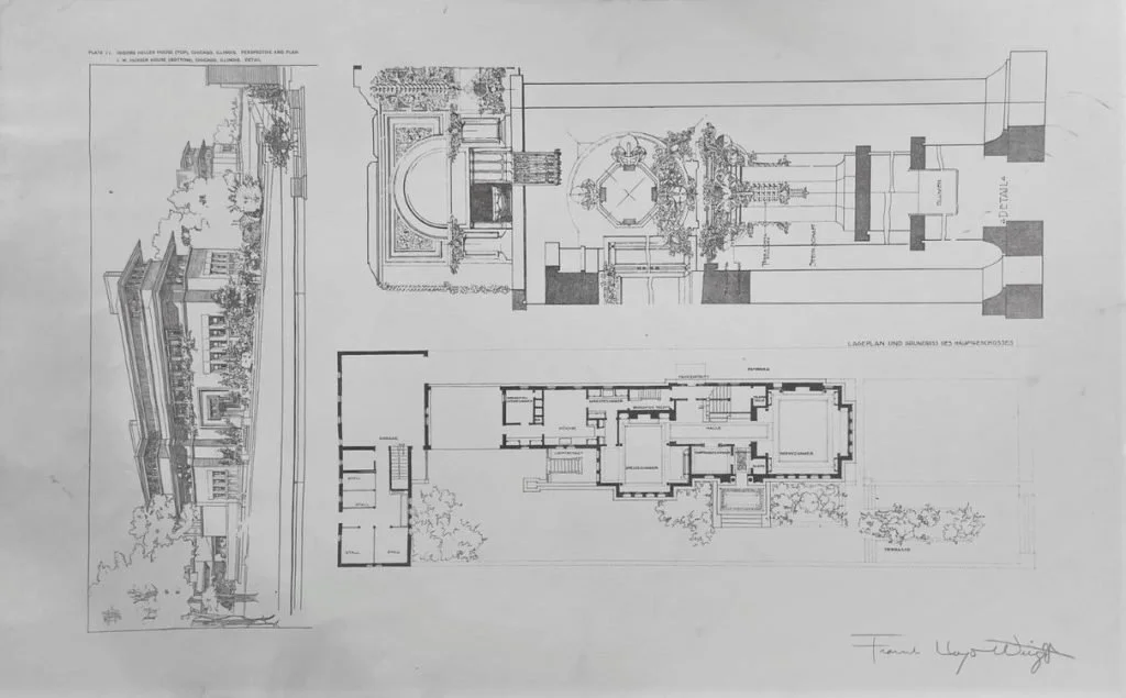 FRANK LLOYD WRIGHT | Isidore Heller House / J.W. Husser House Chicago, Illinois