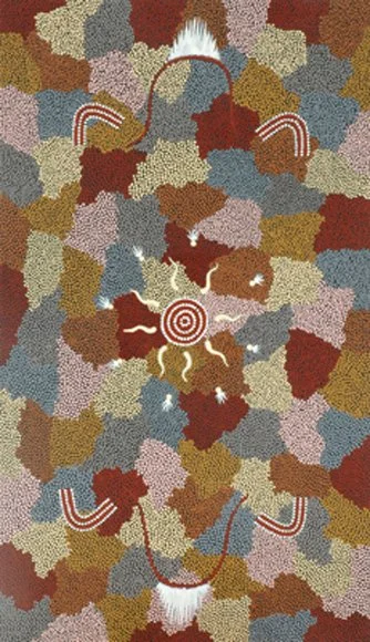 CLIFFORD POSSUM TJAPALTJARRI | The Site of Atjukulu 1987