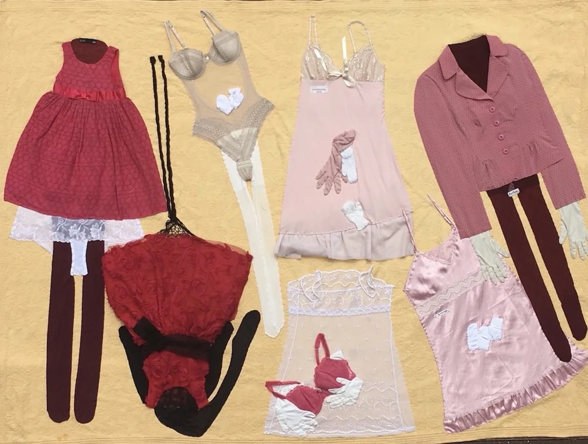 SUSAN O’DOHERTY | Dresses, a Coat and Pink Lace Underwear