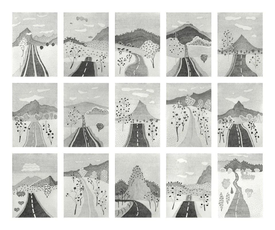 Jacqueline Balassa | Back Road with Hills