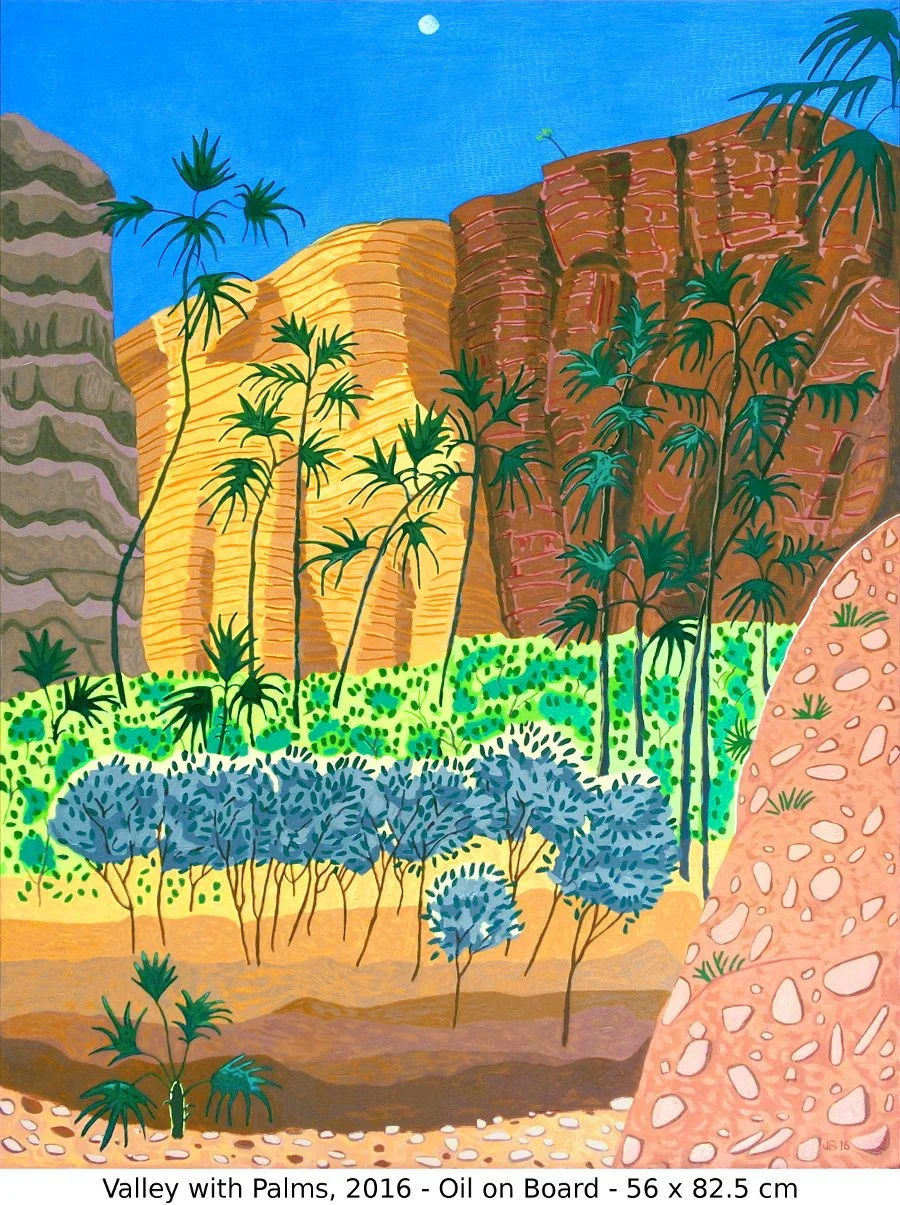 Jacqueline Balassa | Valley with Palms – Kimberley, Australia