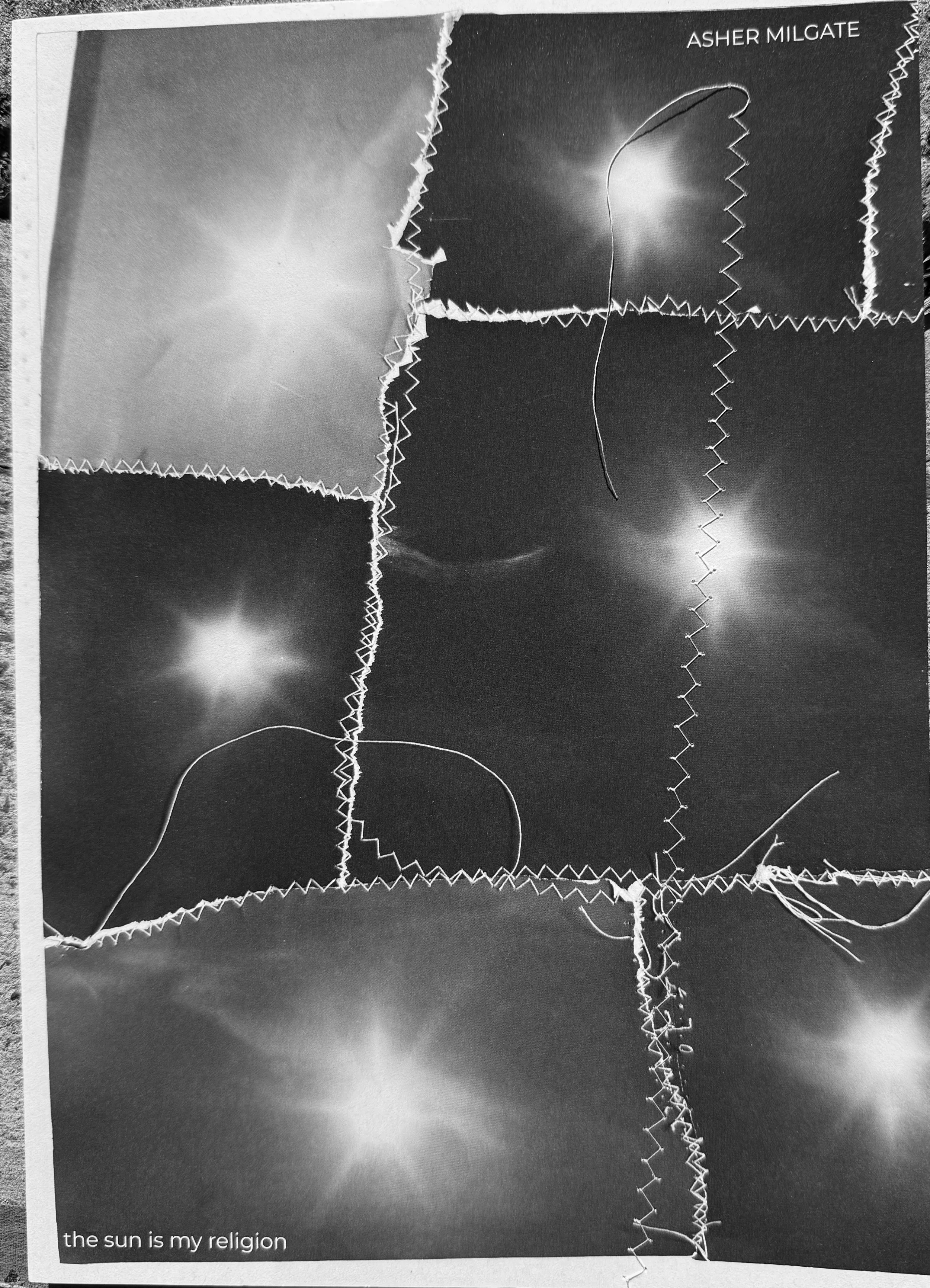 Asher Milgate | the sun is my religion catalogue