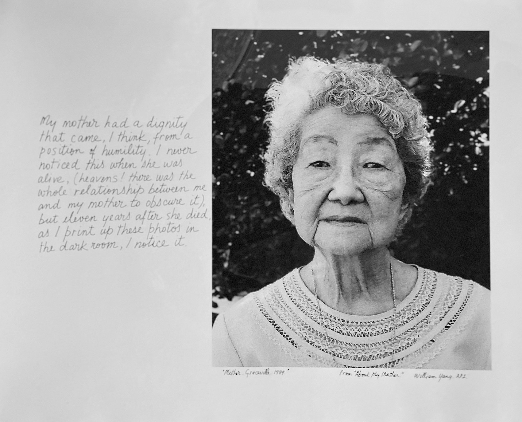 WILLIAM YANG | Mother Graceville 1999