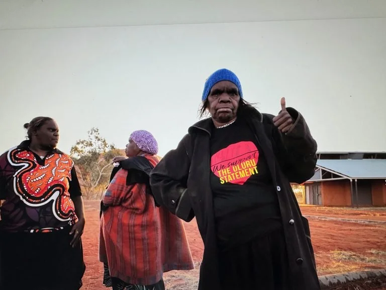 JUNO GEMES | Mutitjulu Law Women with Renee Kulitja support the Statement from the Heart : Mutitjulu Community, Uluru- Kata Tjuta National Park 2023