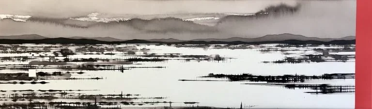 David Middlebrook | Flooded Salt Lake, China and I