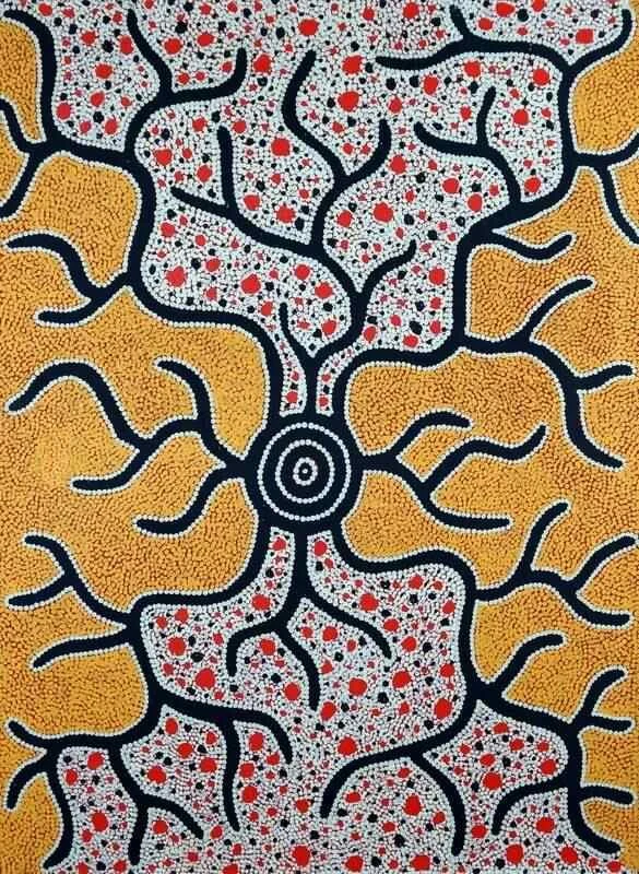 MICHAEL NELSON TJAKAMARRA | Yam Dreaming