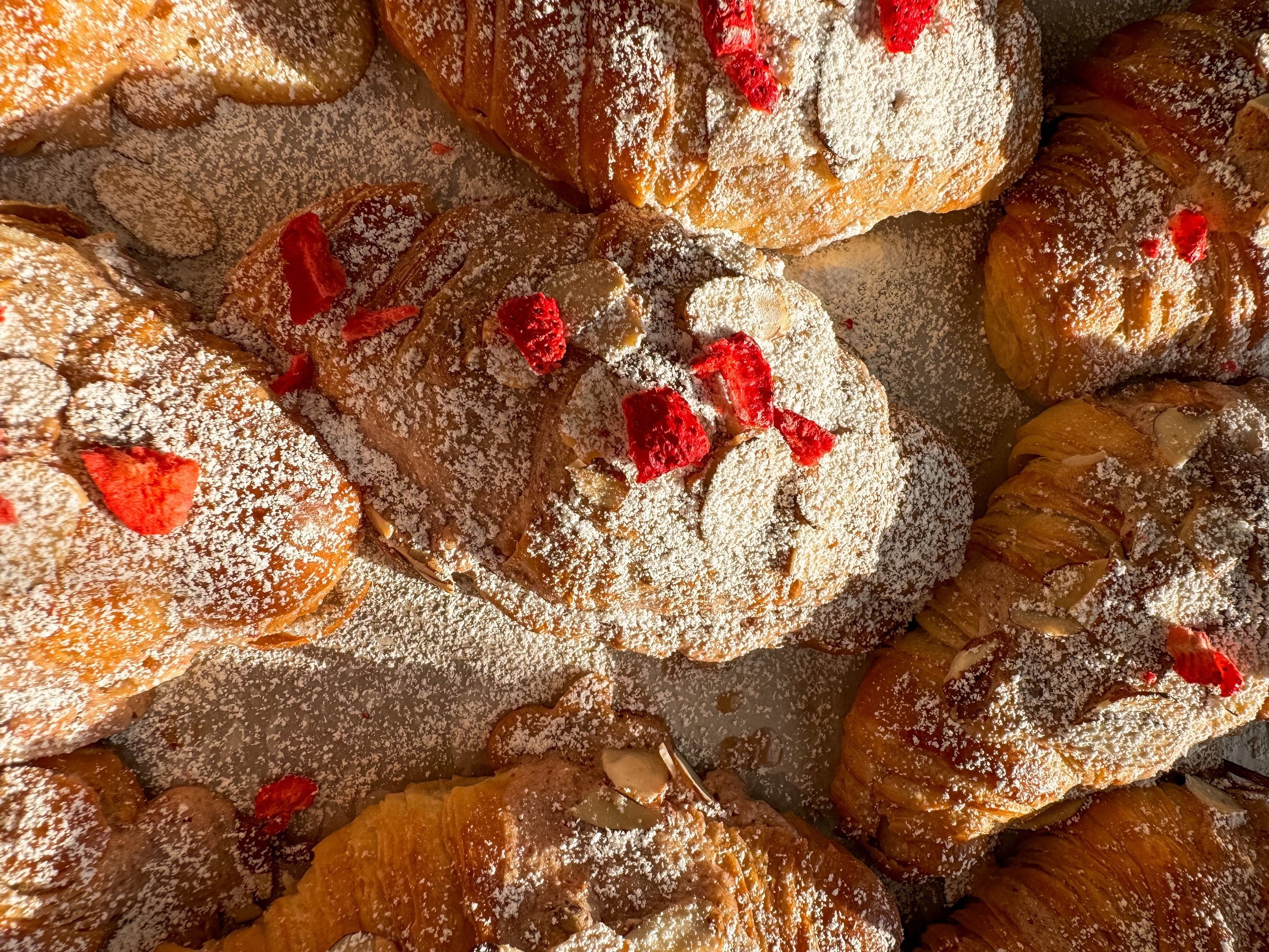 Strawberry Almond Croissants