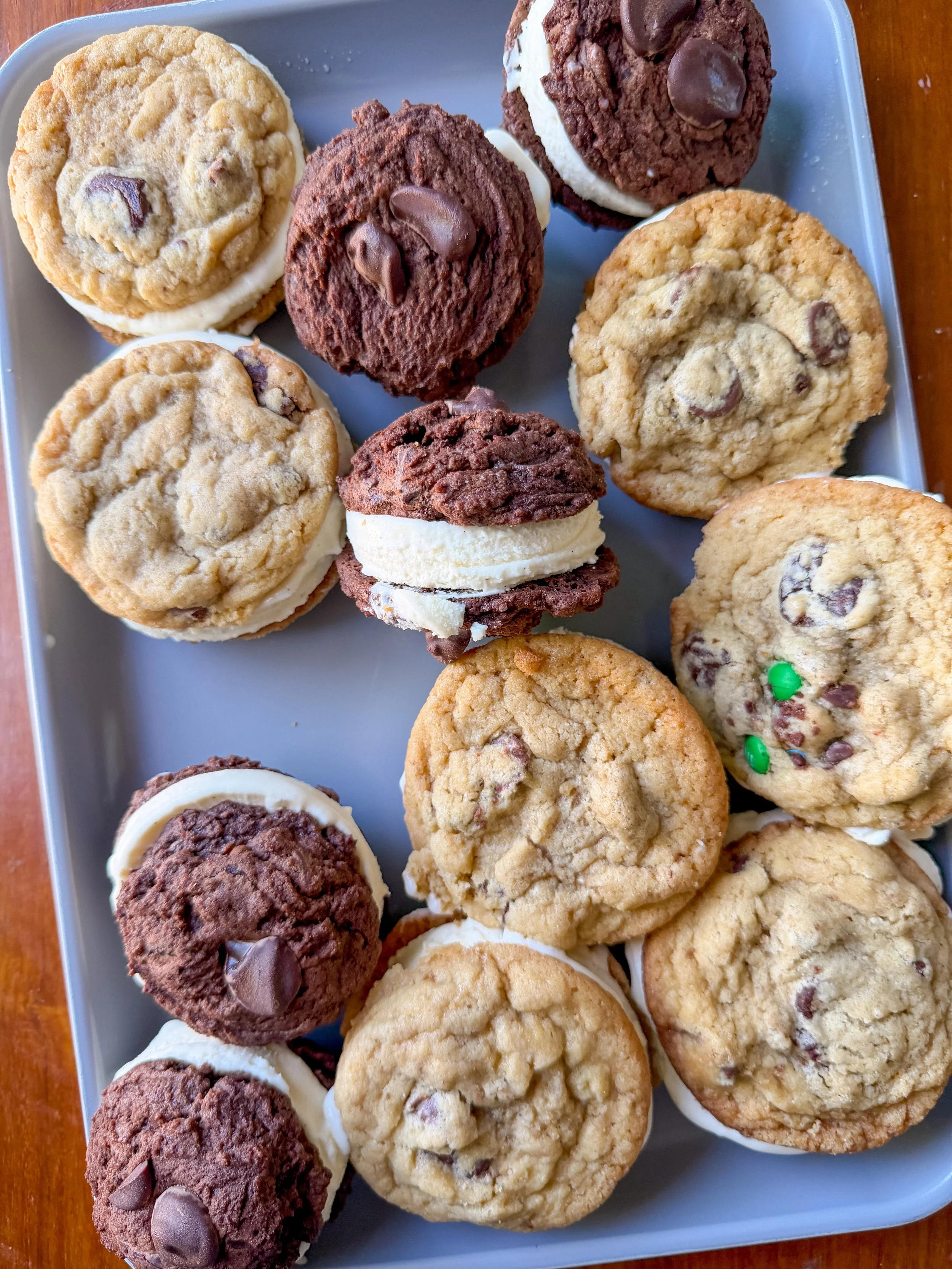 Ice Cream Cookie Sandwiches