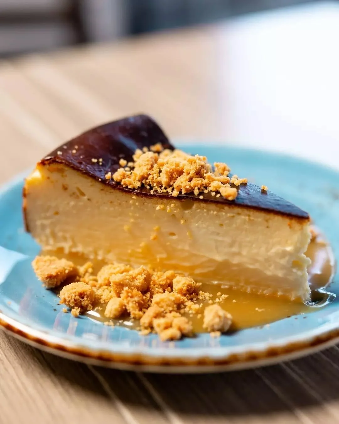 Something sweet to finish? Try our Basque cheesecake, topped with salted caramel and almond crumb.

#therawson #therawsonbar #therocks