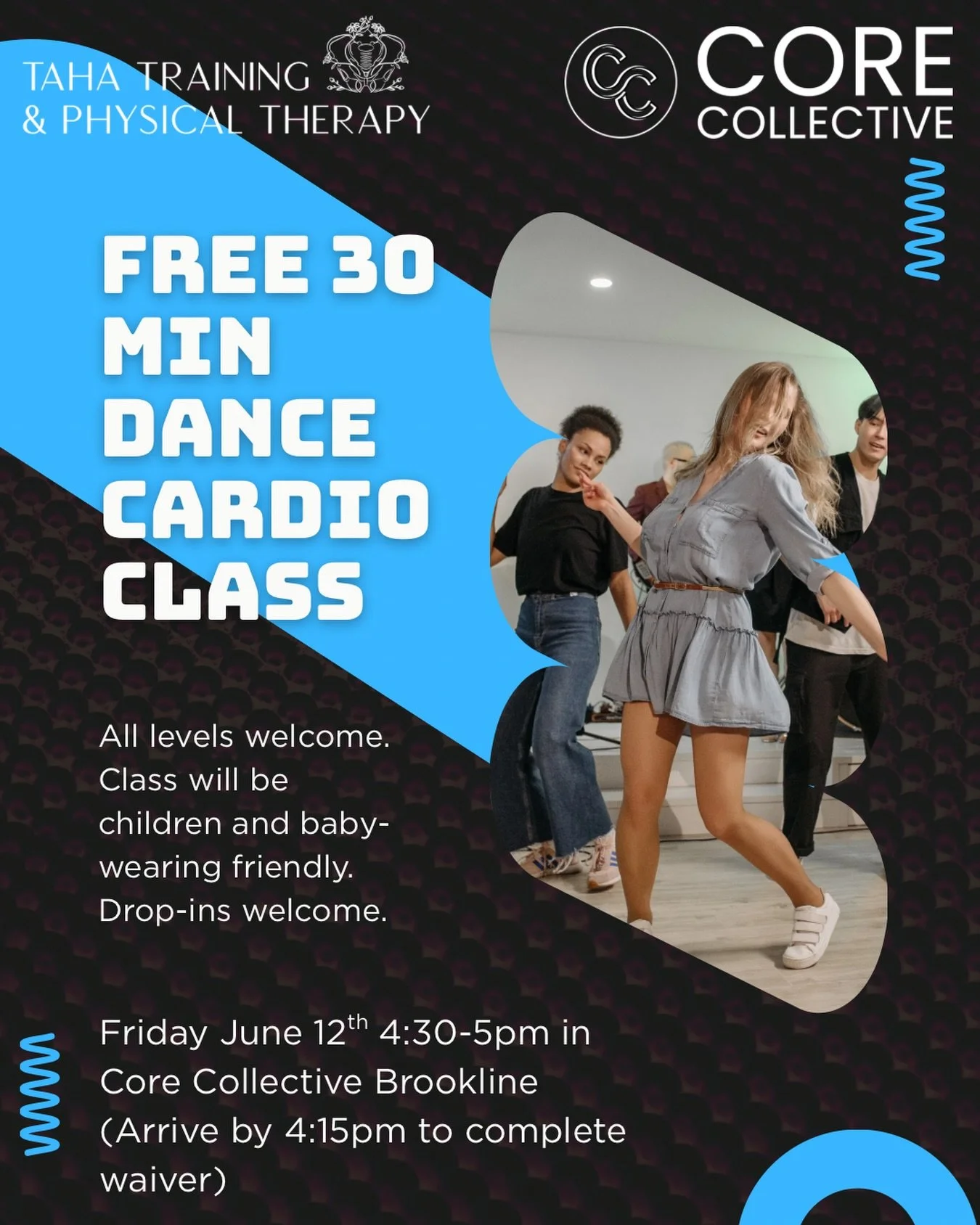 Join me for a FREE 30 min dance cardio workout on June 12th. 💃🏻 All levels, everyone&rsquo;s invited. Children and baby-wearing friendly. 

No sign up needed, drop ins welcome but let me know if I&rsquo;ll see you there! 

Friday, June 12th 4:30-5p