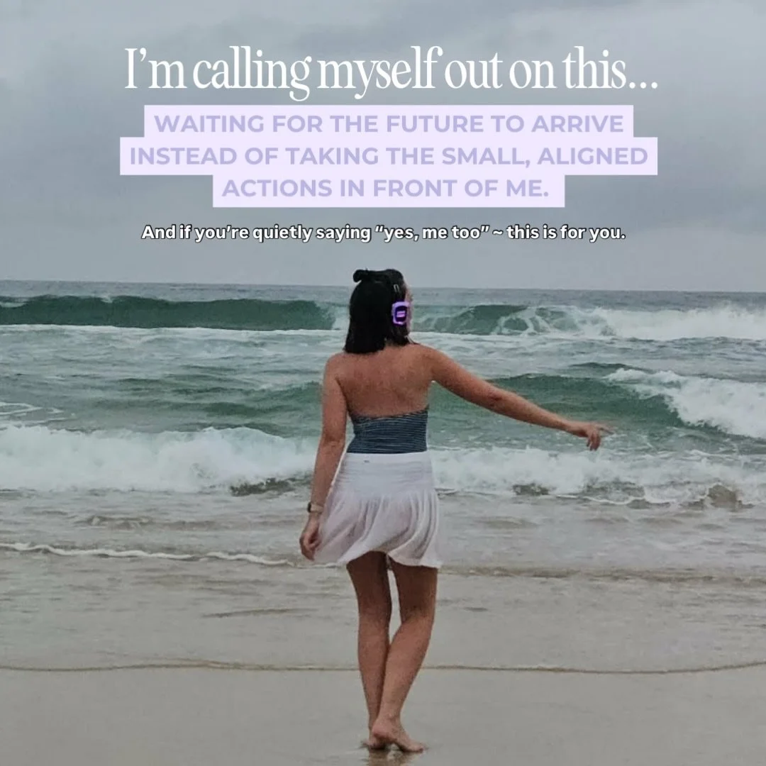 I&rsquo;m noticing how easy it is to live in the next moment of life.

The next milestone.
The next version of me.
The thing I want, but don&rsquo;t have yet.

And honestly, most of us are striving for something.

The single woman wanting the relatio