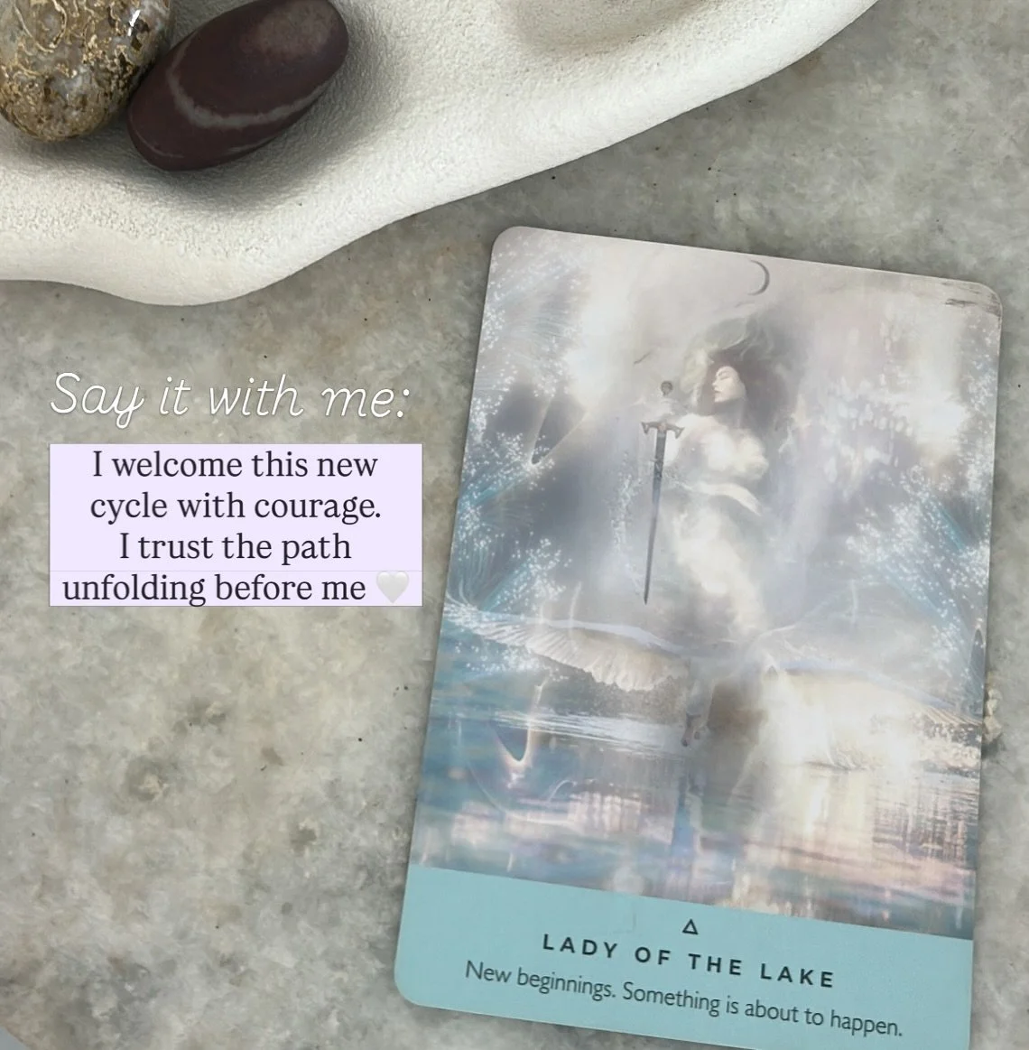 Tap to affirm &amp; receive ✨
Say it with me: I welcome this new cycle with courage. I take responsibility for where I&rsquo;m going.

Today marks the start of the astrological new year. A reset&hellip; not in a pressure-filled way, but as an opportu