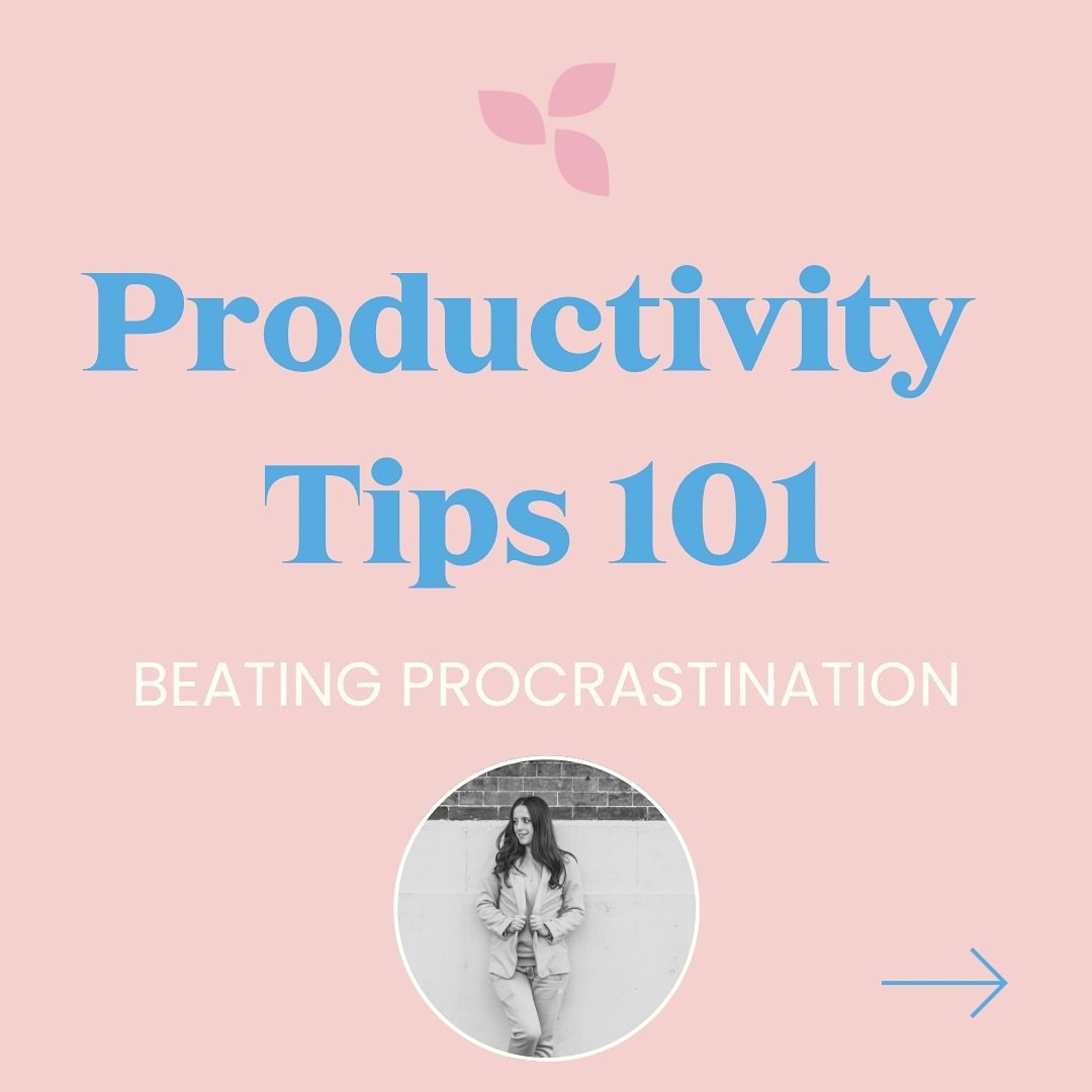 ✨ Productivity Tip 101 - Beating Procrastination ✨ 

Procrastination is the act of delaying tasks, often unnecessarily, even though we know there could be negative consequences. While we might get a short term sense of relief, we can end up feeling m