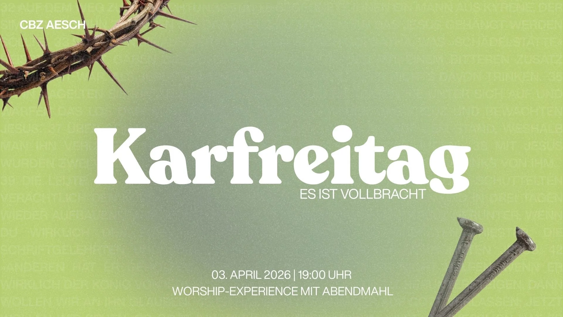 Karfreitag Worship-Experience 