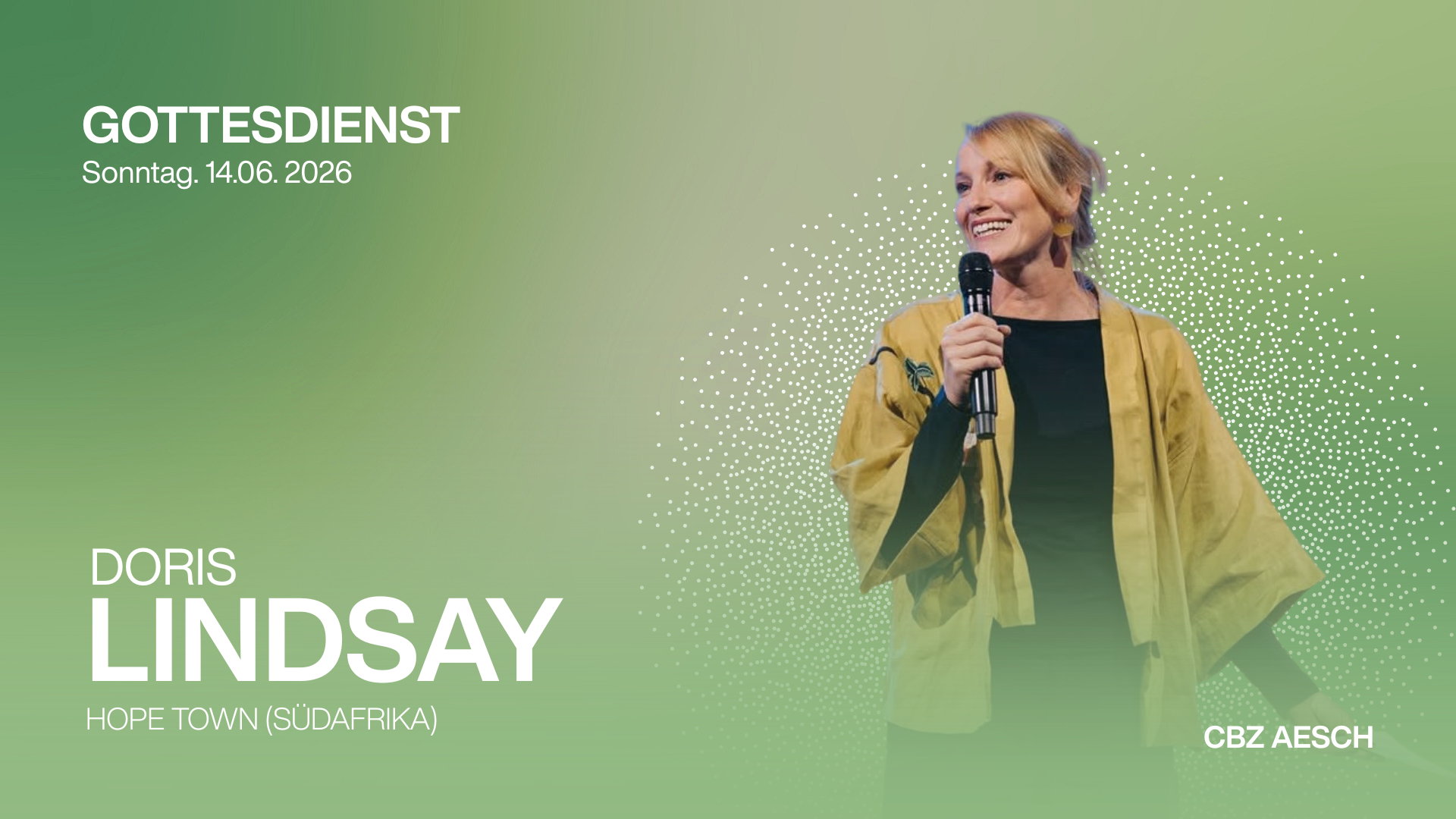 Missions-Gottesdienst mit Doris Lindsay
