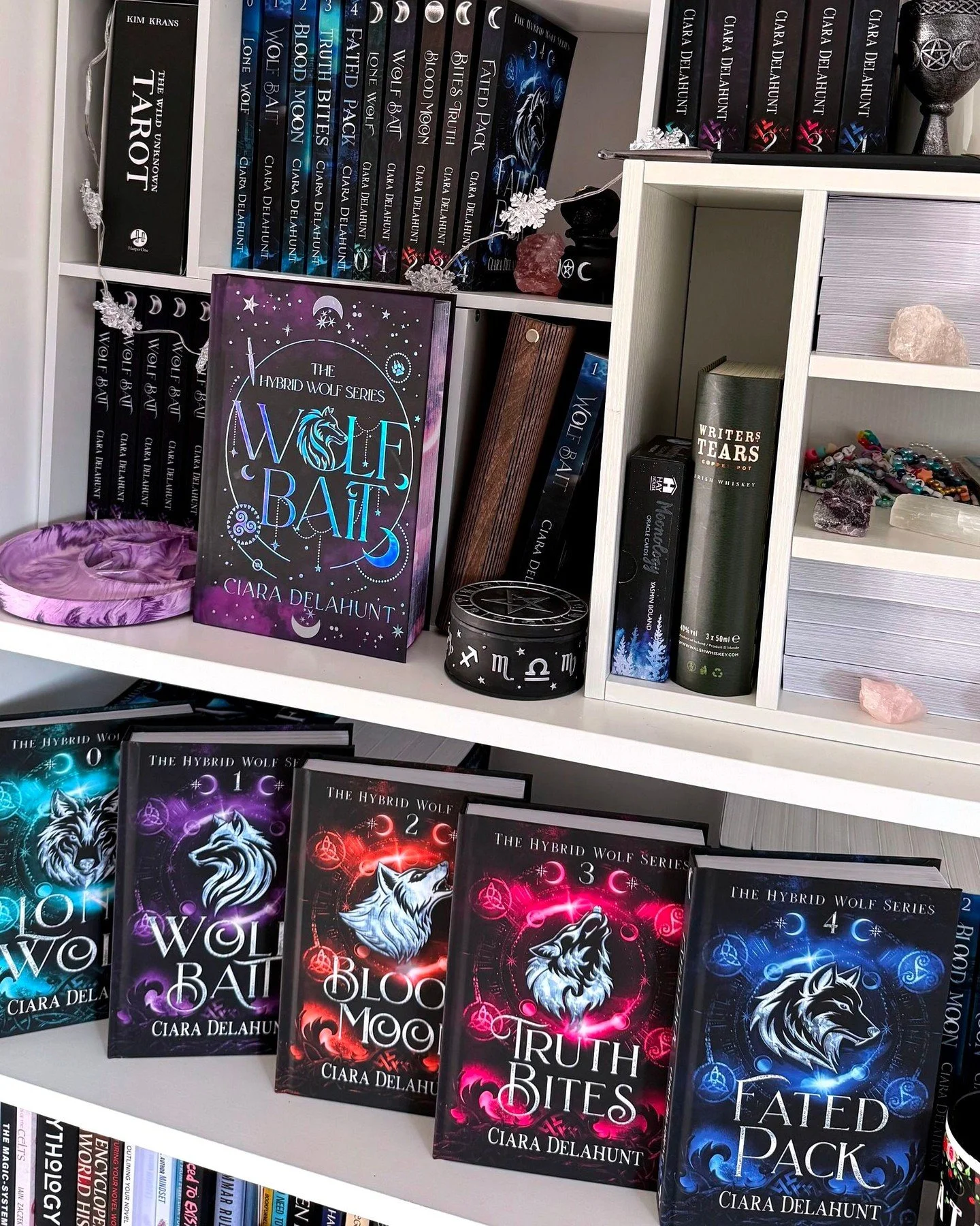 If you told me 5 years ago that I'd have a shelf full of my books, I would have laughed. This journey is a crazy rollercoaster, but I wouldn't change it 🥰 Let's see what I can add in 2026 👀💜

#romanceauthor #fantasyauthor #grateful #paranormalroma