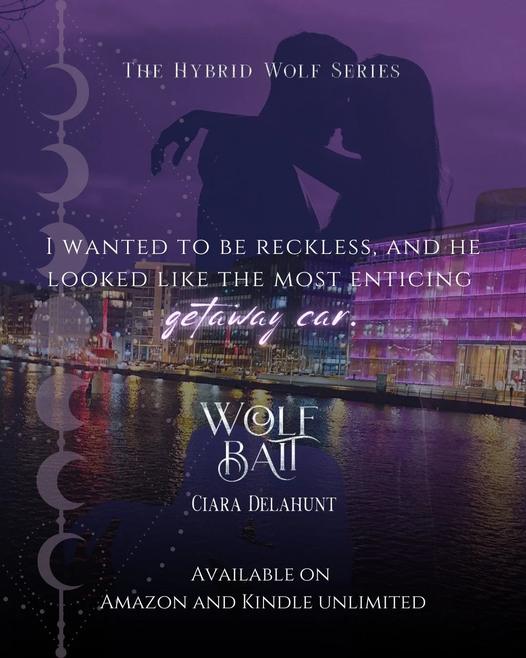 When the author is a Swiftie 😈❤️&zwj;🔥

🐺 Slow burn romance
🌙 Found family
🐺 He falls first
🌙 Set in Ireland
🐺 Who hurt you?
🌙 Fated Mates

The Hybrid Wolf Series is a Dublin-based paranormal romance. The complete series is available on KU!

