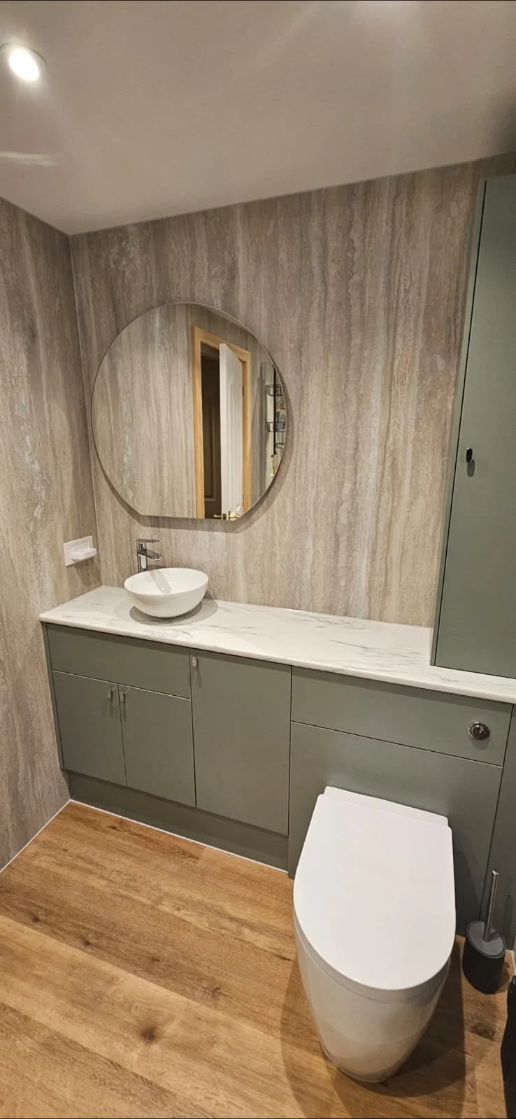 Wet room with underfloor heating by Josh Hall Plumbing, Carlisle and Cumbria