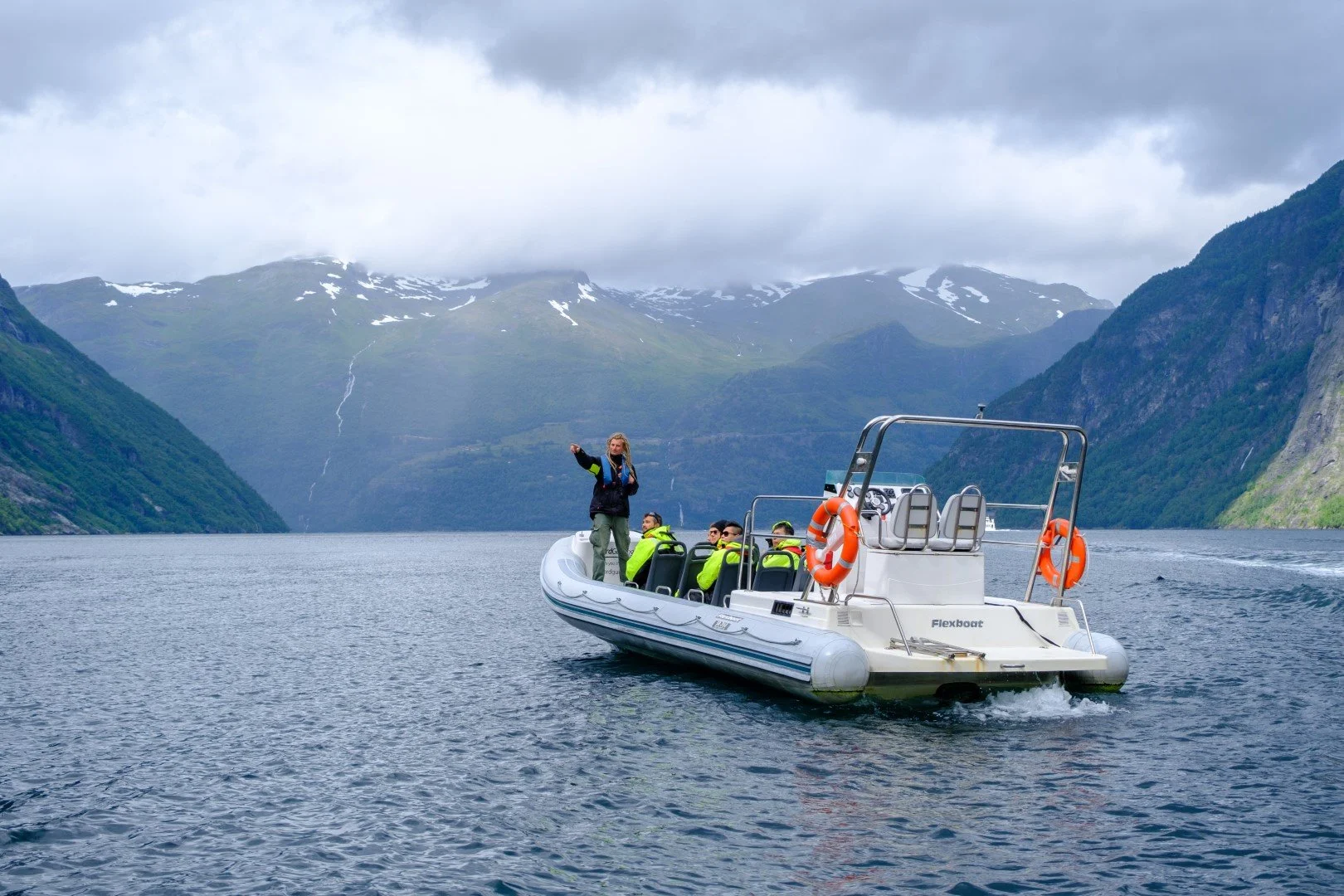 RIB Safari on Geirangerfjord