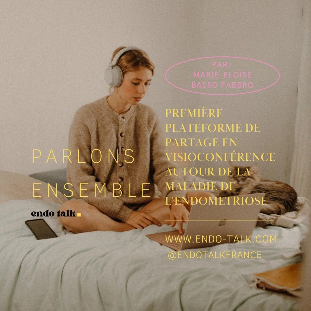 ✨Endo Talk propose un cadre bienveillant et accueillant, pour que partages et t&eacute;moignages puissent &eacute;merger en toute qui&eacute;tude.

💻La plateforme s&rsquo;engage &agrave; &ecirc;tre accessible en ligne, &agrave; distance. Ainsi, conf
